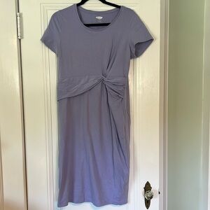 Maternity short sleeve twist dress, great condition. Size L